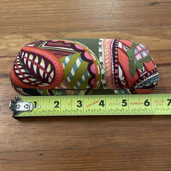 Vera Bradley Eyeglass Case Heirloom Paisley Clam Shell Hard Sunglasses - Picture 4 of 10